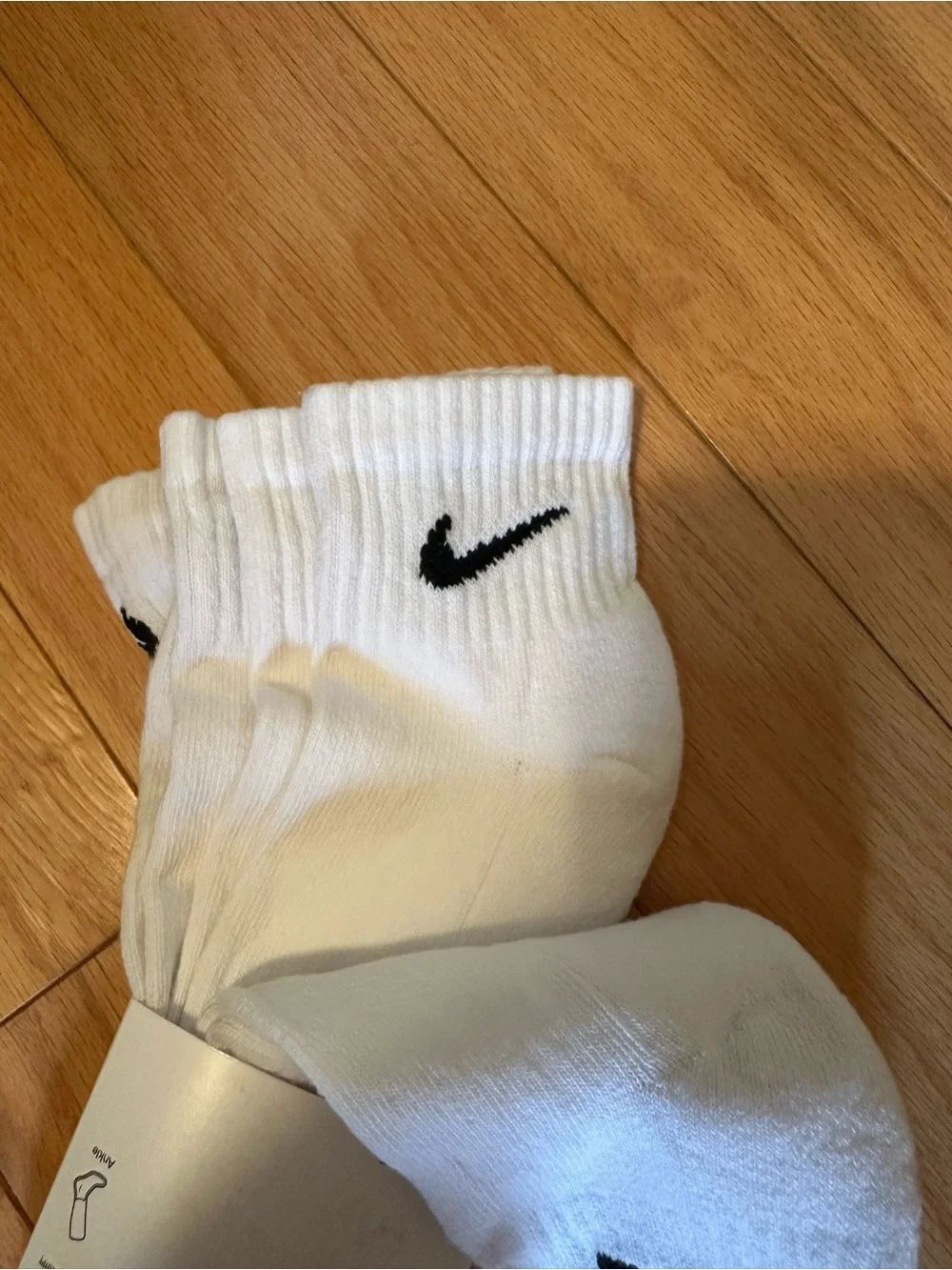 Extended Size Nike White Everyday Socks